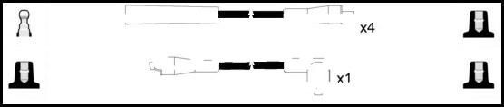 LEMARK HOES945 - Set cablaj aprinder aaoparts.ro