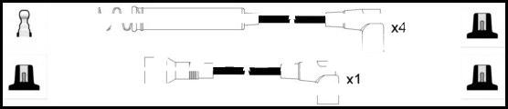 LEMARK HOES198 - Set cablaj aprinder aaoparts.ro