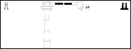 LEMARK HOES1047 - Set cablaj aprinder aaoparts.ro