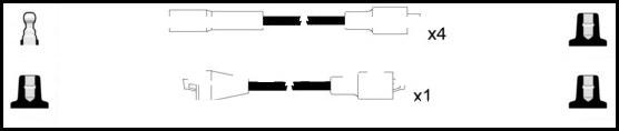 LEMARK HOES1074 - Set cablaj aprinder aaoparts.ro