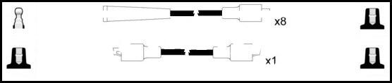 LEMARK HOES1156 - Set cablaj aprinder aaoparts.ro