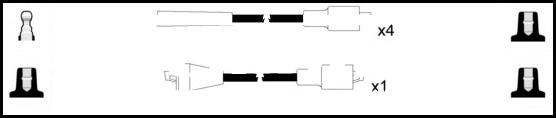 LEMARK HOES336 - Set cablaj aprinder aaoparts.ro