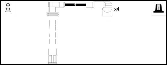 LEMARK HOES767 - Set cablaj aprinder aaoparts.ro