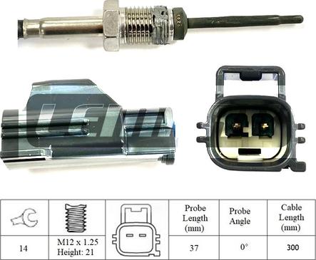 LEMARK LXT404 - Senzor, temperatura gaze evacuare aaoparts.ro