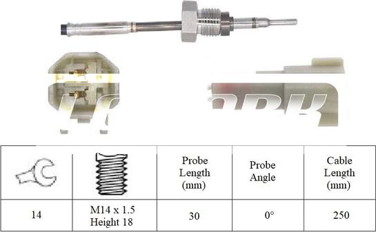 LEMARK LXT405 - Senzor, temperatura gaze evacuare aaoparts.ro