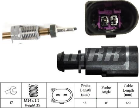 LEMARK LXT414 - Senzor, temperatura gaze evacuare aaoparts.ro