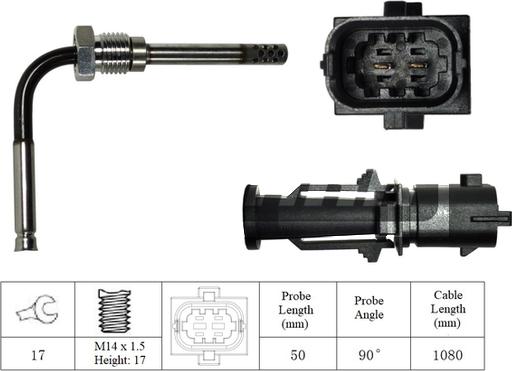 LEMARK LXT055 - Senzor, temperatura gaze evacuare aaoparts.ro