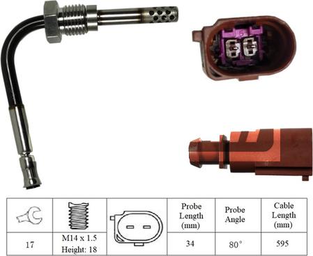 LEMARK LXT009 - Senzor, temperatura gaze evacuare aaoparts.ro