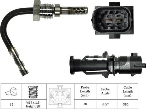 LEMARK LXT039 - Senzor, temperatura gaze evacuare aaoparts.ro