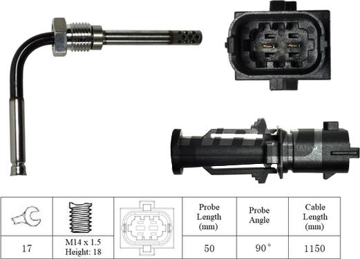 LEMARK LXT035 - Senzor, temperatura gaze evacuare aaoparts.ro