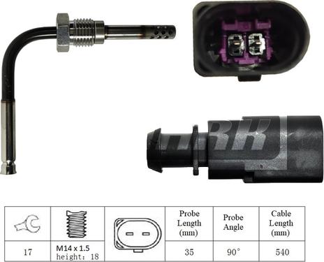 LEMARK LXT023 - Senzor, temperatura gaze evacuare aaoparts.ro