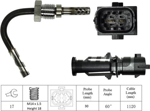 LEMARK LXT165 - Senzor, temperatura gaze evacuare aaoparts.ro