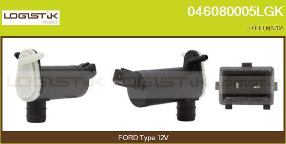 LGK 046080005LGK - Pompa de apa,spalare parbriz aaoparts.ro