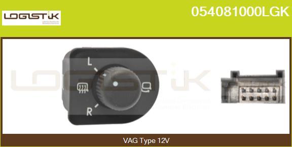LGK 054081000LGK - Comutator, reglaj oglinda aaoparts.ro