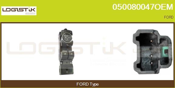 LGK 050080047OEM - Comutator,macara geam aaoparts.ro