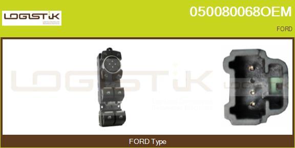 LGK 050080068OEM - Comutator,macara geam aaoparts.ro