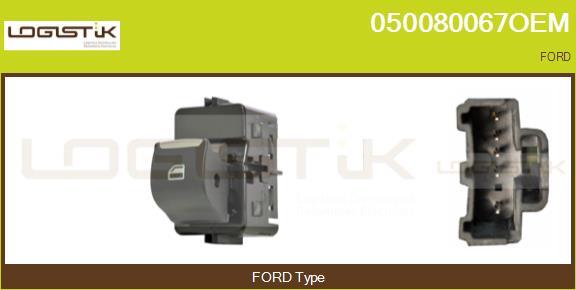 LGK 050080067OEM - Comutator,macara geam aaoparts.ro