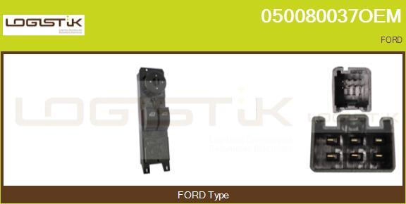 LGK 050080037OEM - Comutator,macara geam aaoparts.ro