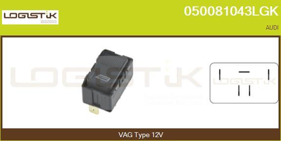 LGK 050081043LGK - Comutator,macara geam aaoparts.ro