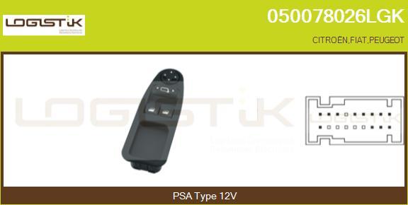LGK 050078026LGK - Comutator,macara geam aaoparts.ro