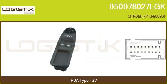 LGK 050078027LGK - Comutator,macara geam aaoparts.ro