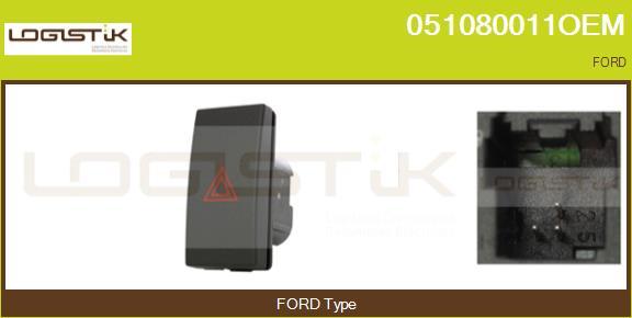 LGK 051080011OEM - Comutator ,lumini de avarie aaoparts.ro