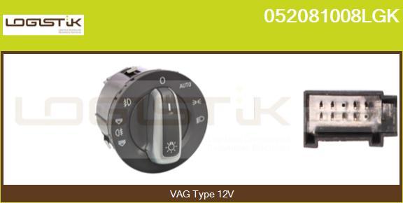 LGK 052081008LGK - Comutator, far aaoparts.ro