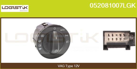 LGK 052081007LGK - Comutator, far aaoparts.ro