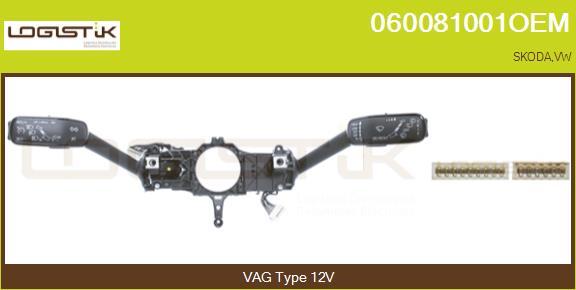 LGK 060081001OEM - Comutator coloana directie aaoparts.ro