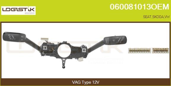 LGK 060081013OEM - Comutator coloana directie aaoparts.ro