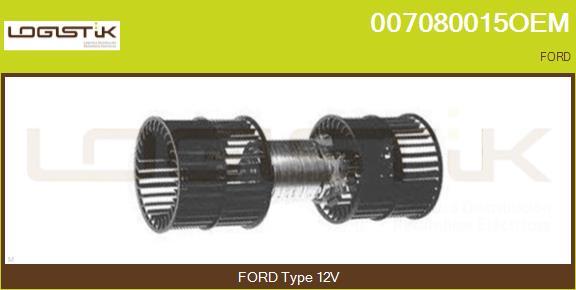 LGK 007080015OEM - Ventilator, habitaclu aaoparts.ro