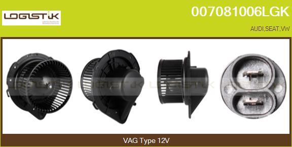 LGK 007081006LGK - Ventilator, habitaclu aaoparts.ro