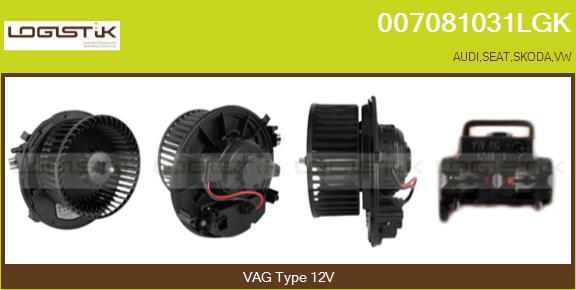 LGK 007081031LGK - Ventilator, habitaclu aaoparts.ro