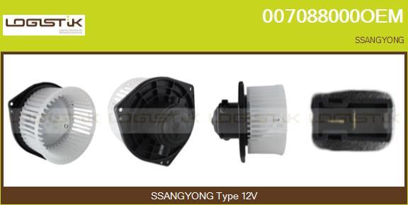 LGK 007088000OEM - Ventilator, habitaclu aaoparts.ro