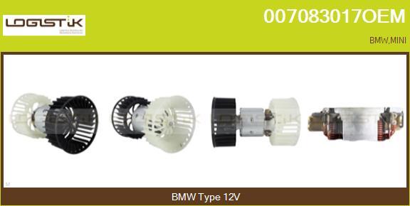 LGK 007083017OEM - Ventilator, habitaclu aaoparts.ro