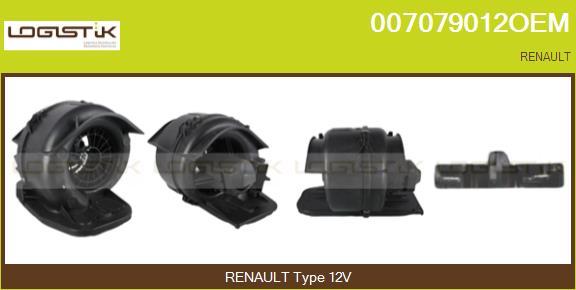 LGK 007079012OEM - Ventilator, habitaclu aaoparts.ro