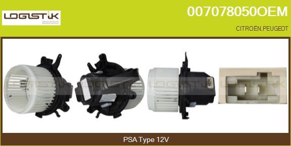 LGK 007078050OEM - Ventilator, habitaclu aaoparts.ro