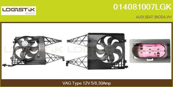 LGK 014081007LGK - Motor electric,ventilator aaoparts.ro