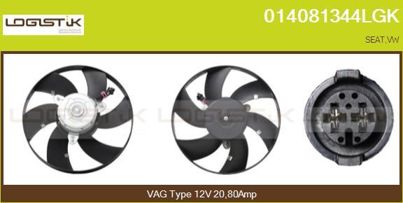 LGK 014081344LGK - Ventilator, radiator aaoparts.ro