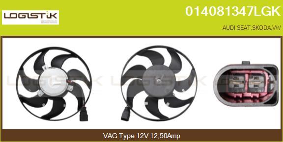 LGK 014081347LGK - Ventilator, radiator aaoparts.ro