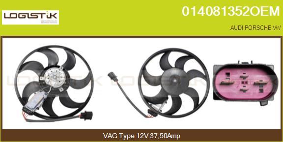 LGK 014081352OEM - Ventilator, radiator aaoparts.ro