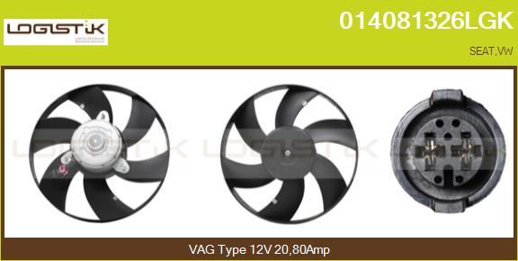 LGK 014081326LGK - Ventilator, radiator aaoparts.ro