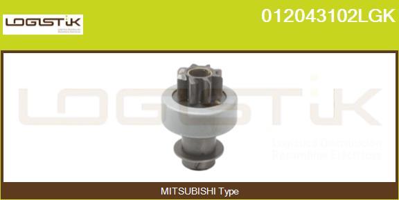 LGK 012043102LGK - Pinion electromotor aaoparts.ro