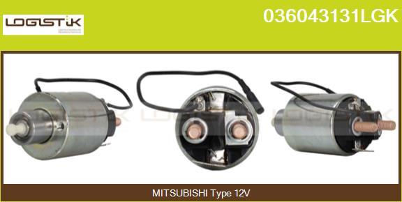 LGK 036043131LGK - Solenoid, electromotor aaoparts.ro