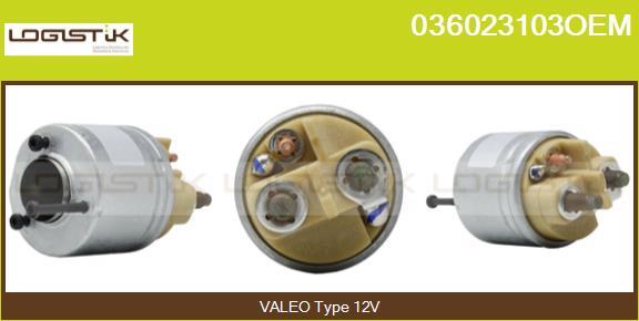 LGK 036023103OEM - Solenoid, electromotor aaoparts.ro