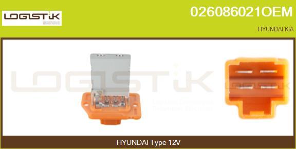 LGK 026086021OEM - Rezistor, ventilator habitaclu aaoparts.ro