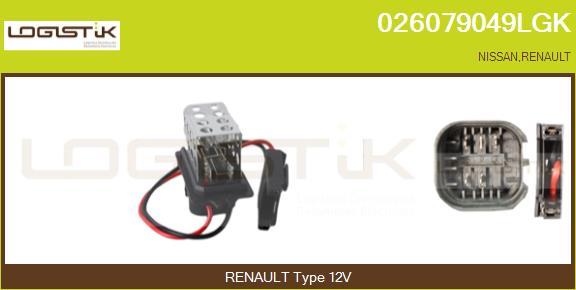 LGK 026079049LGK - Rezistor, ventilator habitaclu aaoparts.ro