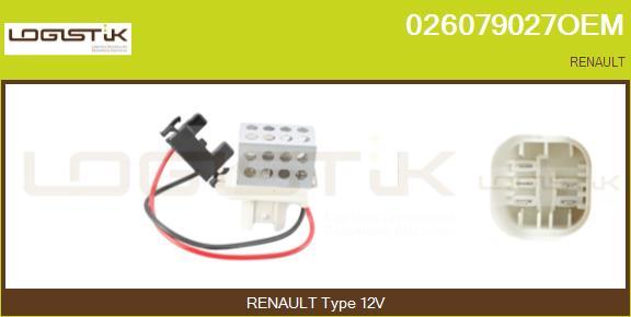 LGK 026079027OEM - Rezistor, ventilator habitaclu aaoparts.ro