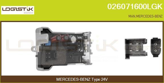 LGK 026071600LGK - Rezistor, ventilator habitaclu aaoparts.ro