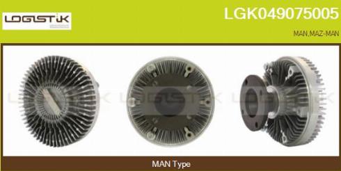 LGK LGK049075005 - Cupla, ventilator radiator aaoparts.ro